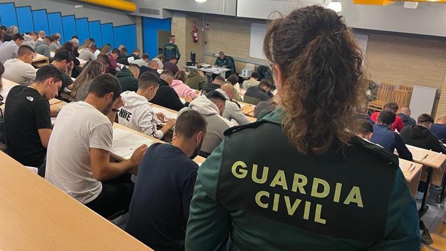 Más de 1.300 aspirantes a Guardia Civil en las oposiciones de Calatayud