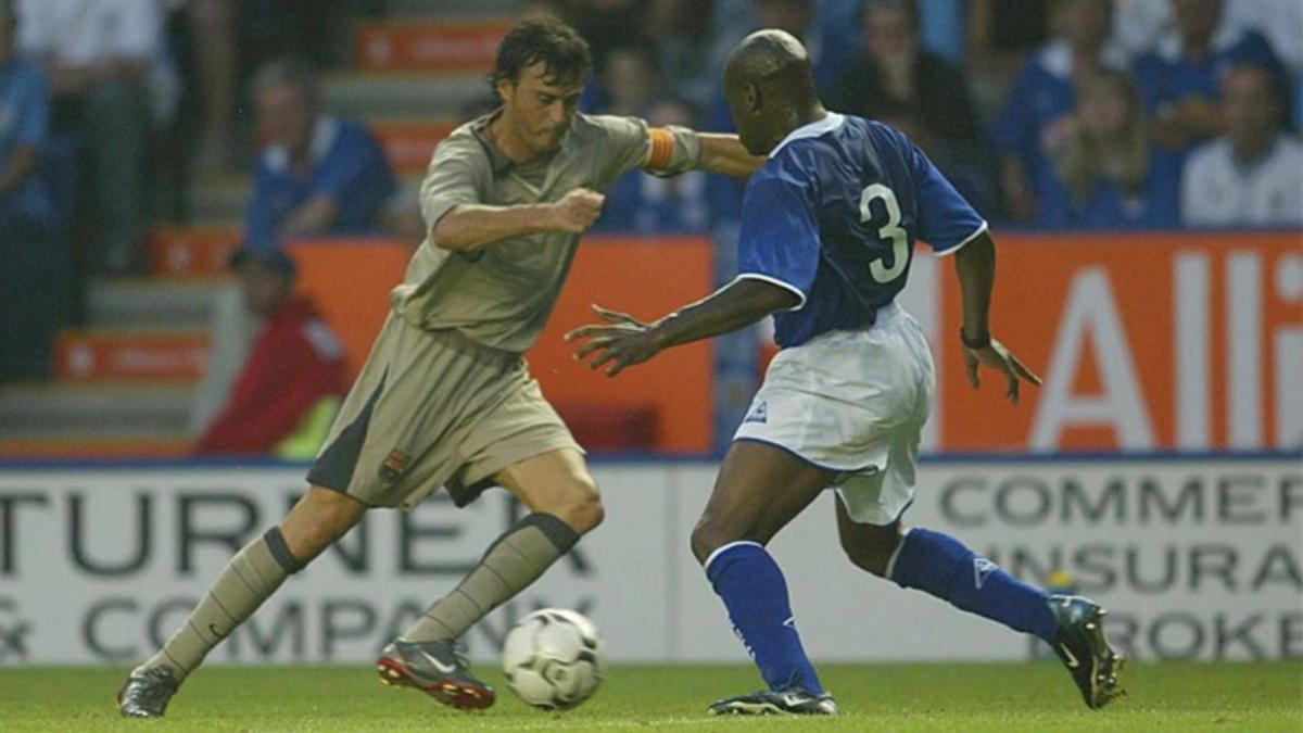 Leicester y Barça se vieron las caras en 2003