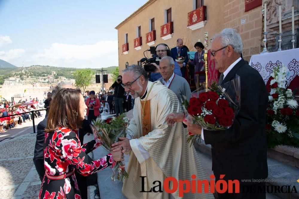 Ofrenda de flores en Caravaca