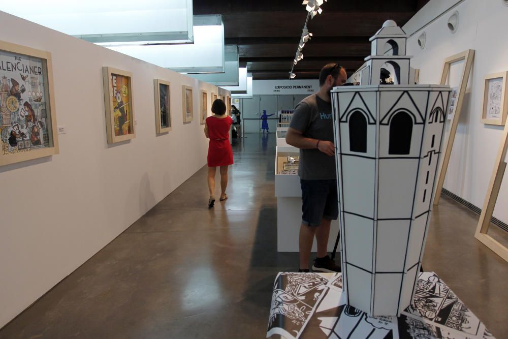 Exposición 'València en vinyetes' en el MuVim