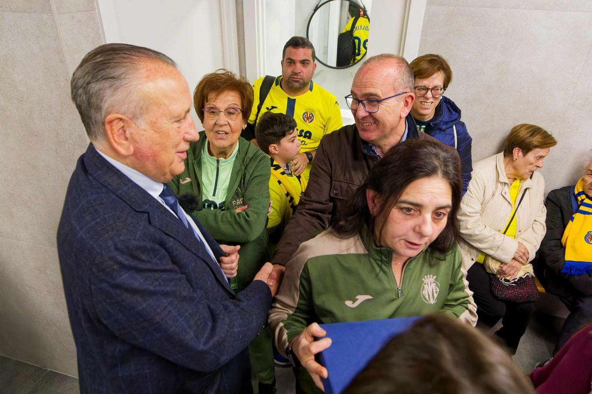 Galería | El Villarreal realiza el tradicional brindis por la permanencia