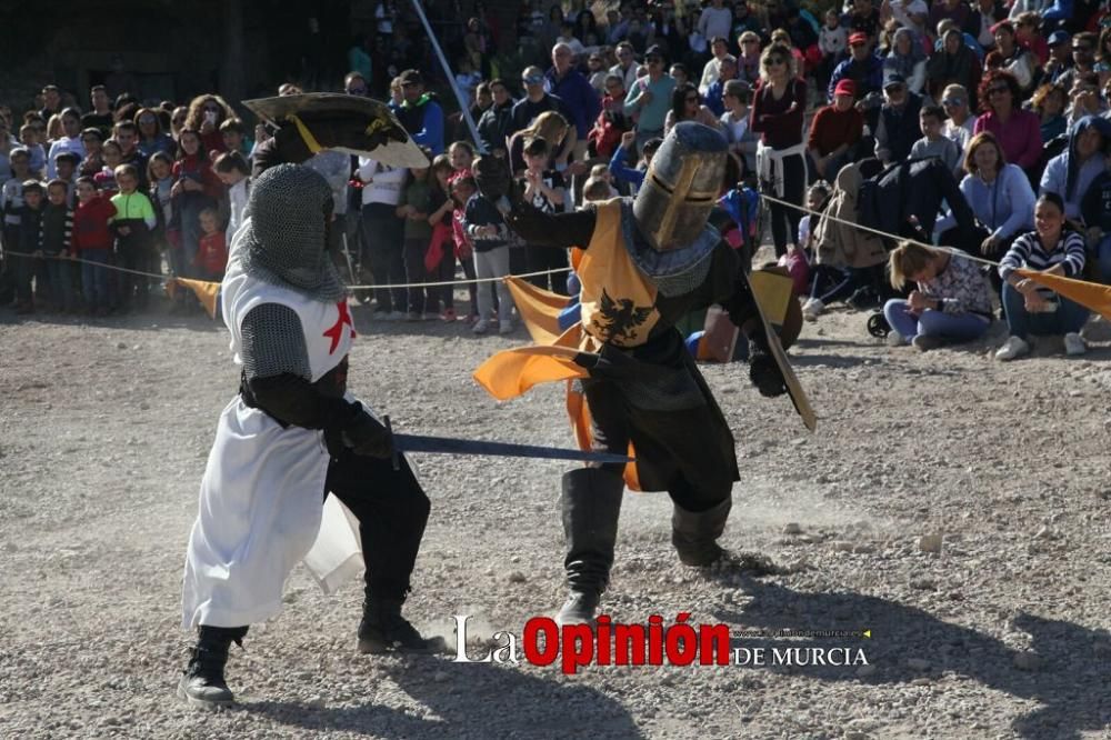 Refriega, acto de capitulación del Torneo Medieval y degustación de arroz desde la Fortaleza del Sol de Lorca