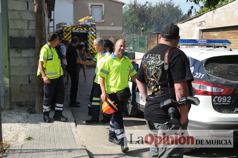 Incendio en Puebla de Soto