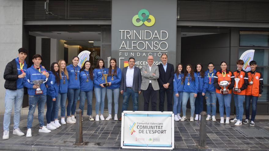 Generalitat y Fundación Trinidad Alfonso reciben a los medallistas y campeonas del CESA 2024