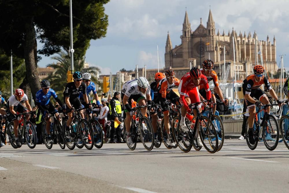 Knapper geht es eigentlich nicht: Mit einem Sieg im Fotofinish hat sich Daniel McClay vom Rennstall Fortuneo VitalConcept am Sonntagnachmittag (29.1.) die Trophäe für die letzte Etappe der Playa de Palma Challenge der Radprofis auf Mallorca gesichert.