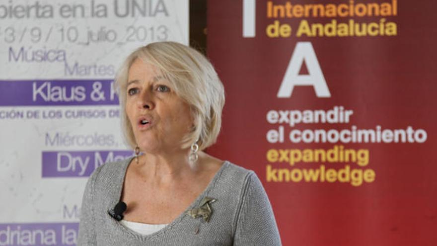 Cañas, durante su intervención esta mañana.