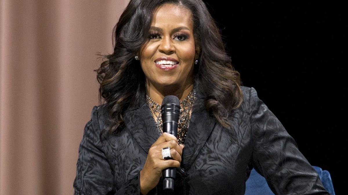 Michelle Obama, durante una conferencia a finales del mes pasado, en Washington.