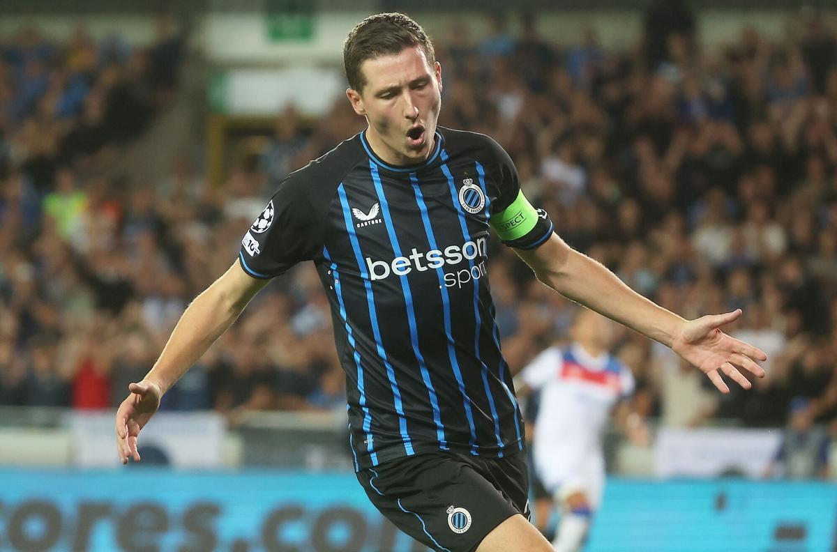 Hans Vanaken es una de las referencias en el centro del campo del Brujas