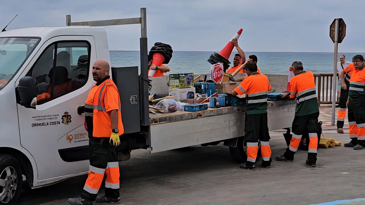 Los empleados de Ecoplan llegan al litoral