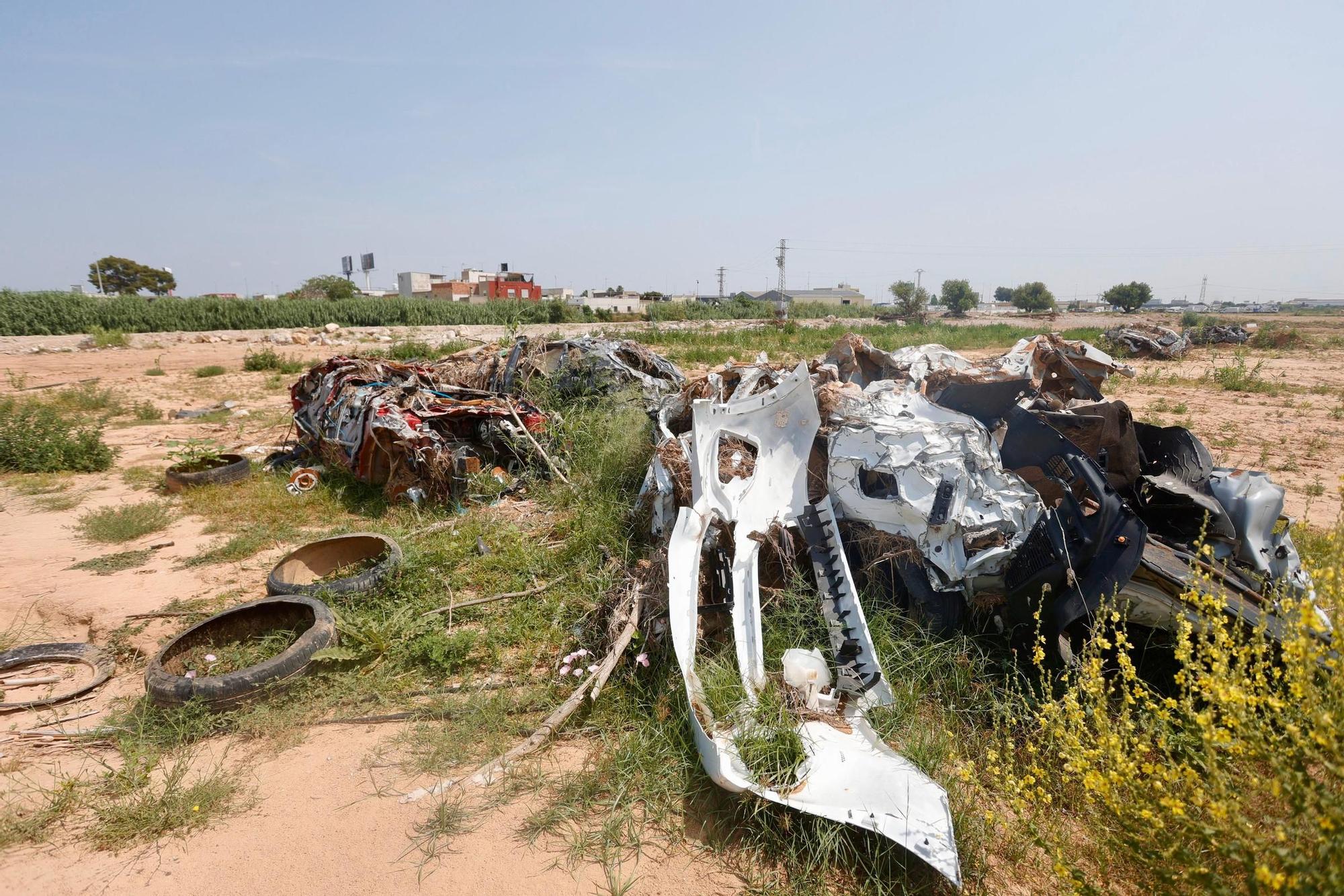 Vertidos ilegales y abandono de más de 300 vehículos tras la riada del 29 de octubre