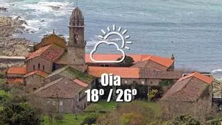 El tiempo en Oia: previsión meteorológica para hoy, martes 18 de agosto