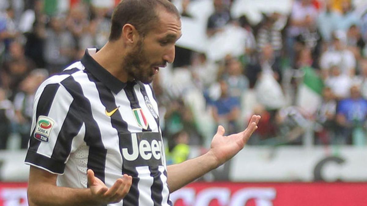 Giorgio Chiellini puede ser baja definitiva para el Juventus-Barça de la Champions 2014-15