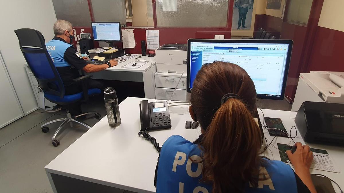 Servicio de Objetos Pérdidos de la Policía Local de Santa Cruz.