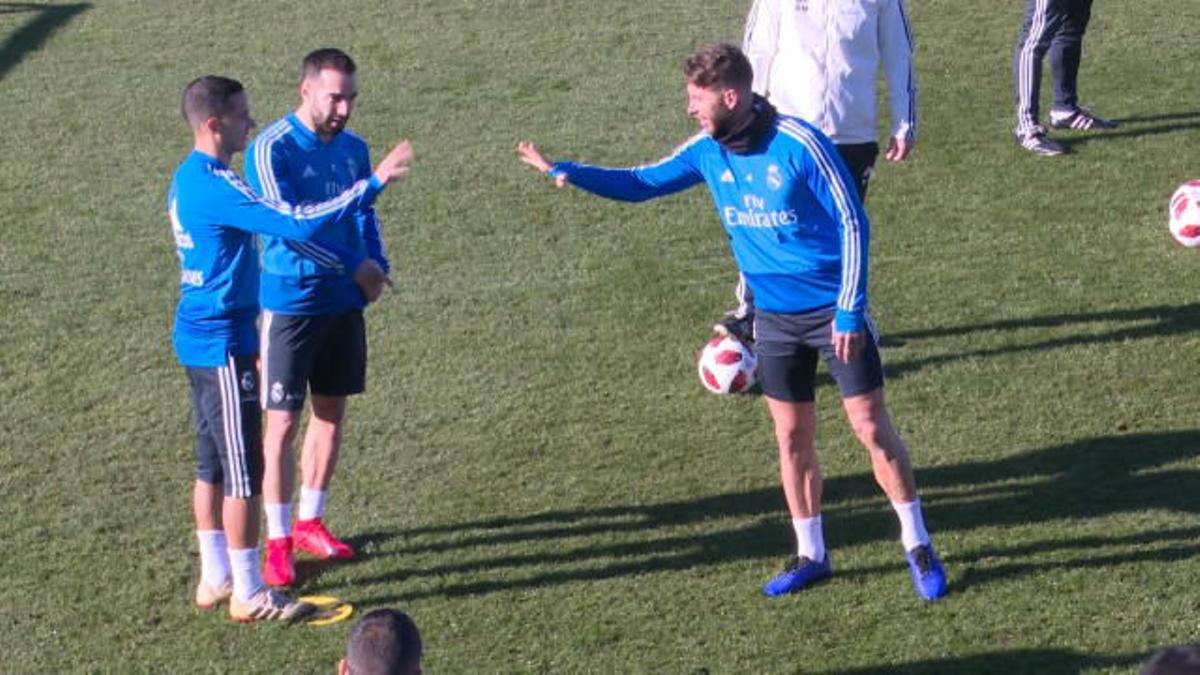 Ramos y Lucas se juegan el rondo a 'piedra papel o tijera' antes del duelo copero