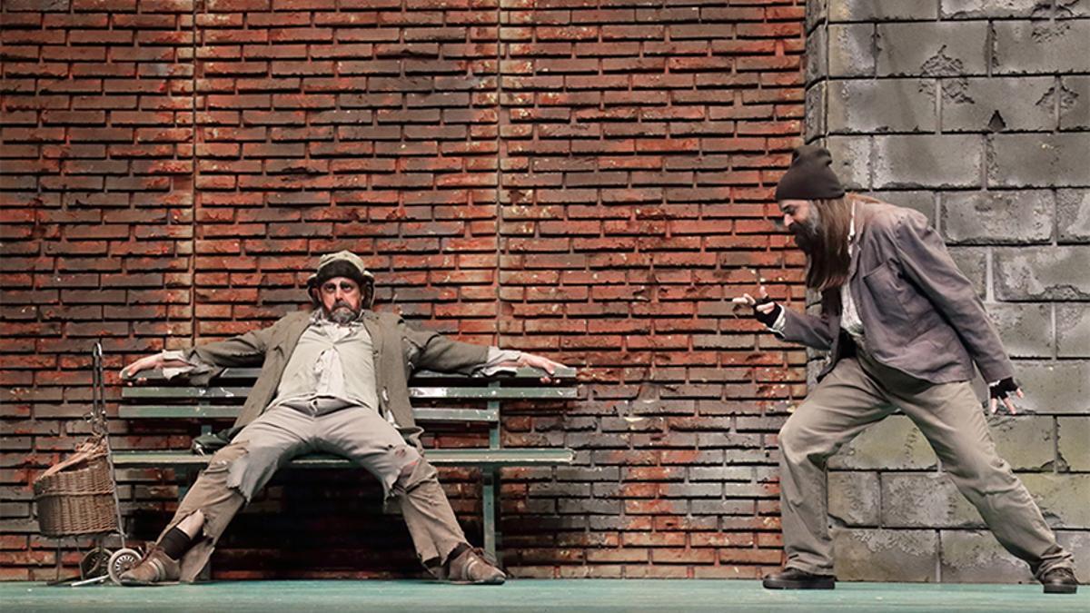 Escena de la obra ‘Desahucia-2’, de Teatrapo producciones, que se representará en el López.
