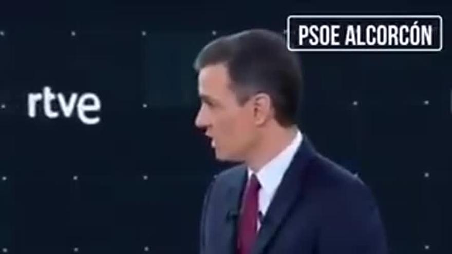 Debate a cuatro en TVE. El recordatorio de Sánchez a Casado sobre el 'sí' de las mujeres