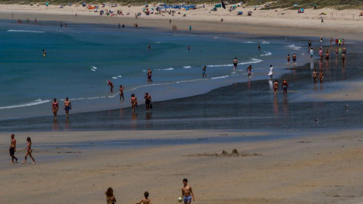 La playa grovense de A Lanzada. |   //  IÑAKI ABELLA