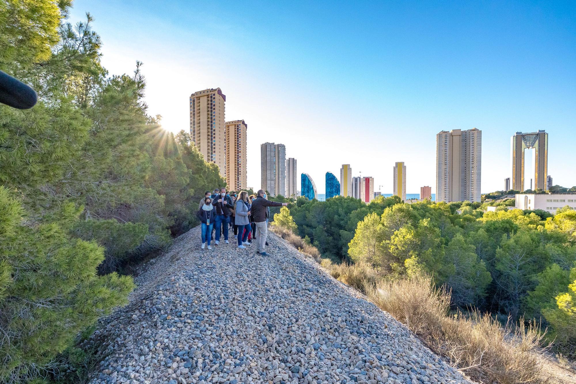 Un "litoral verde" que permita recorrer Benidorm de Levante a Poniente a través de una zona natural