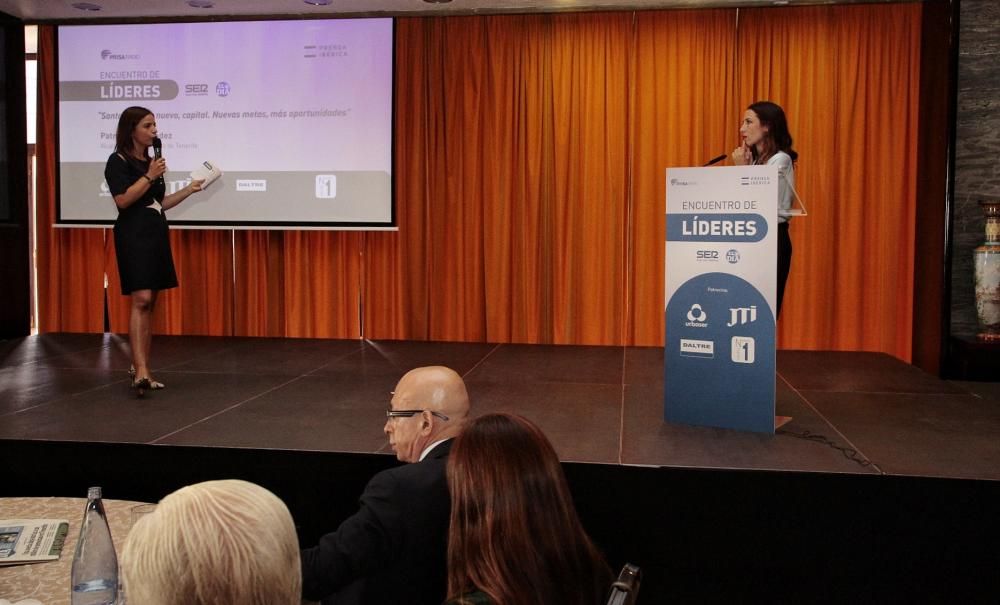 Patricia Hernández en el 'Encuentro de Líderes'