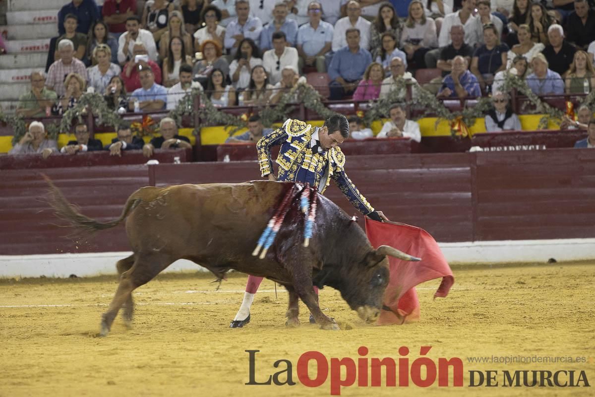 Cuarta corrida en la Feria Taurina de Murcia (Castella, Manzanares y Ureña)