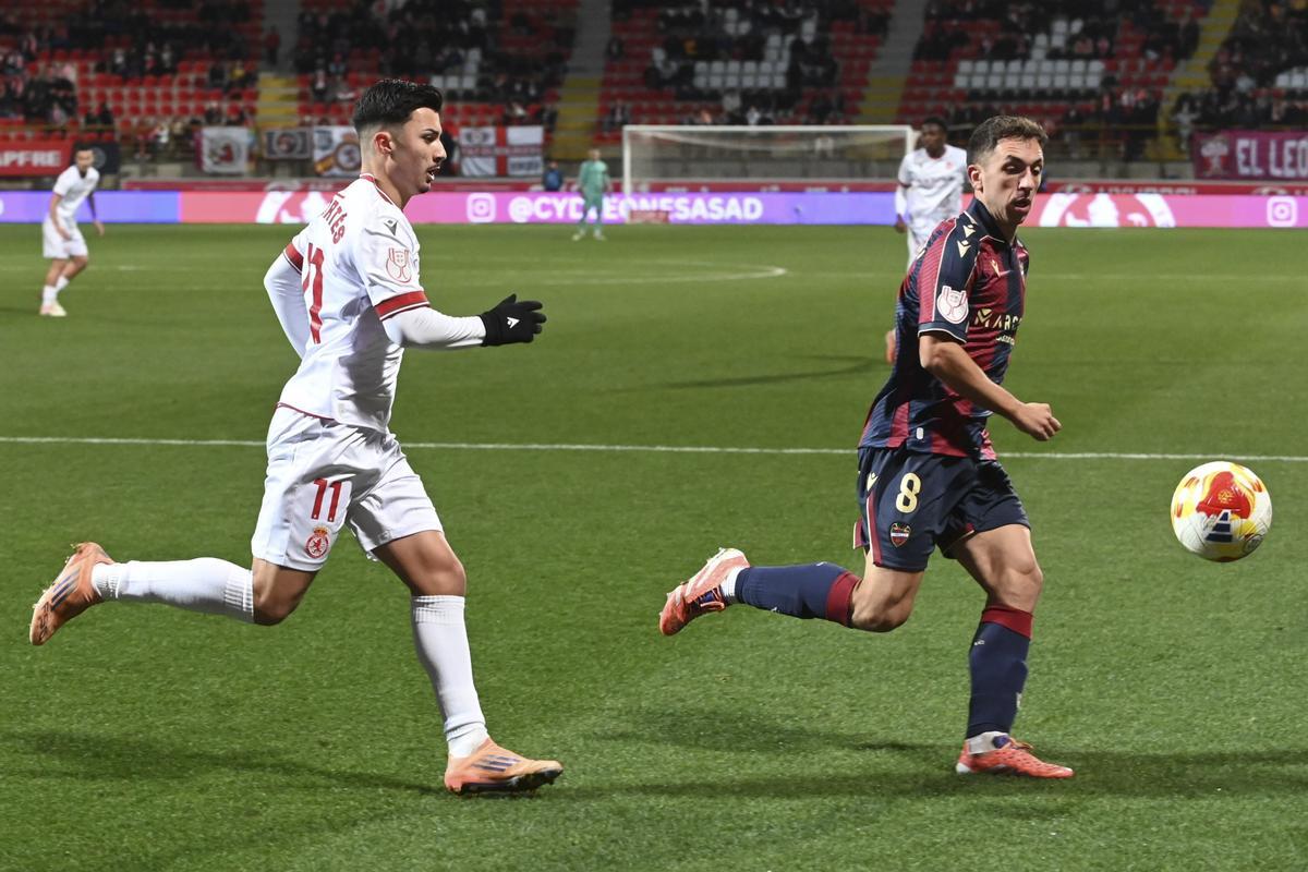 La Cultural Leonesa - Levante UD de la Copa del Rey, en imágenes
