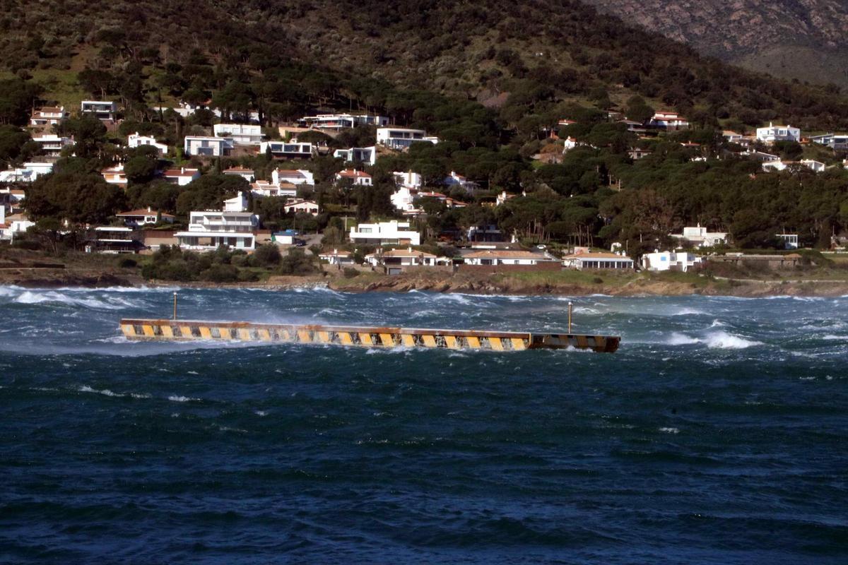 Les imatges dels efectes de la tramuntana a les comarques gironines
