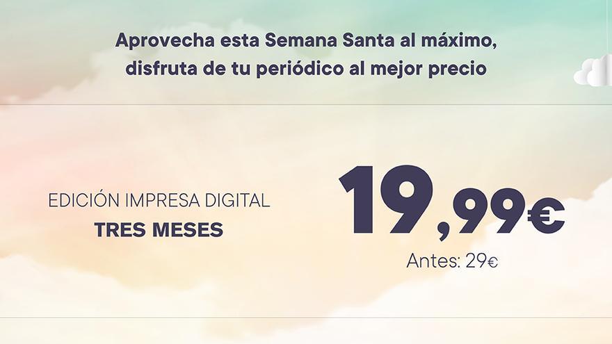 Estamos festivos, ¡solo 19,99€ por tu suscripción trimestral!