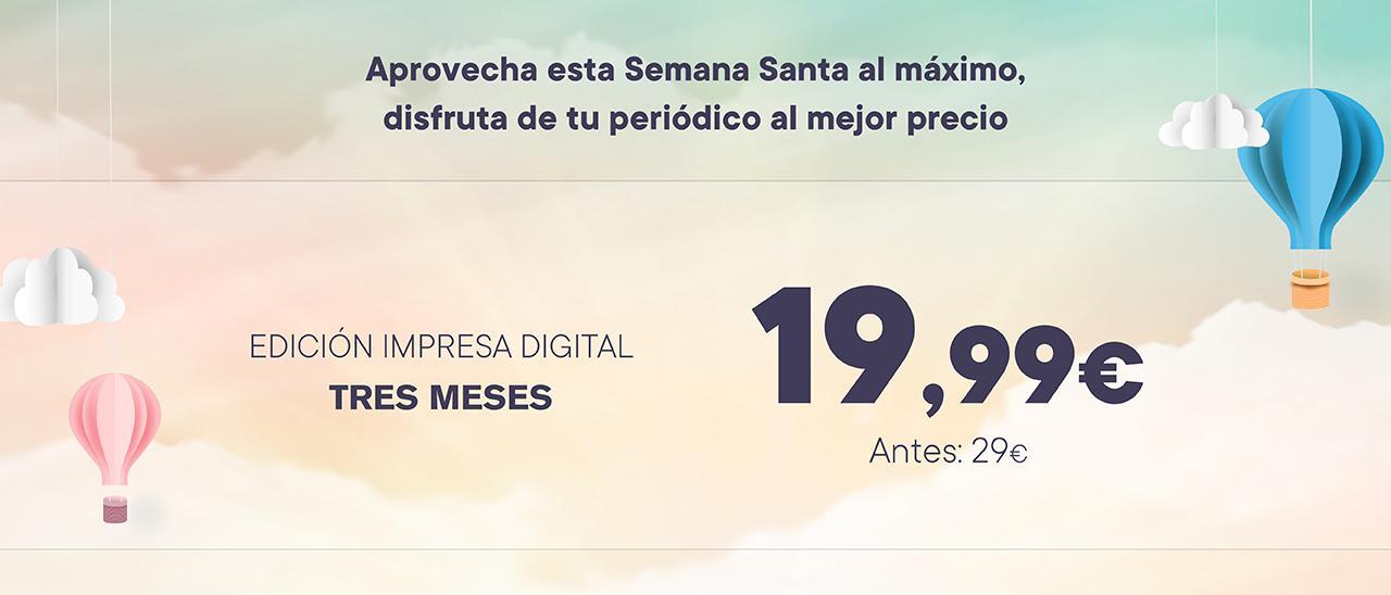 Estamos festivos, ¡solo 19,99€ por tu suscripción trimestral!