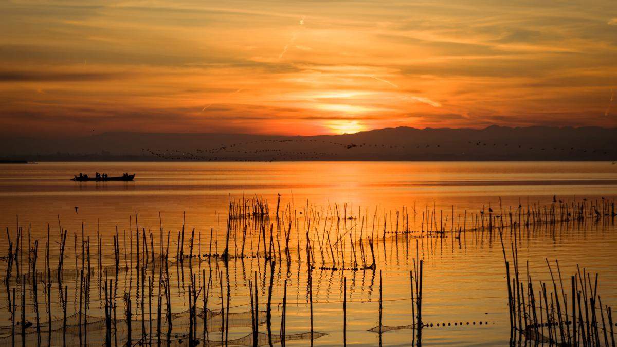 Amanecer en la Albufera.