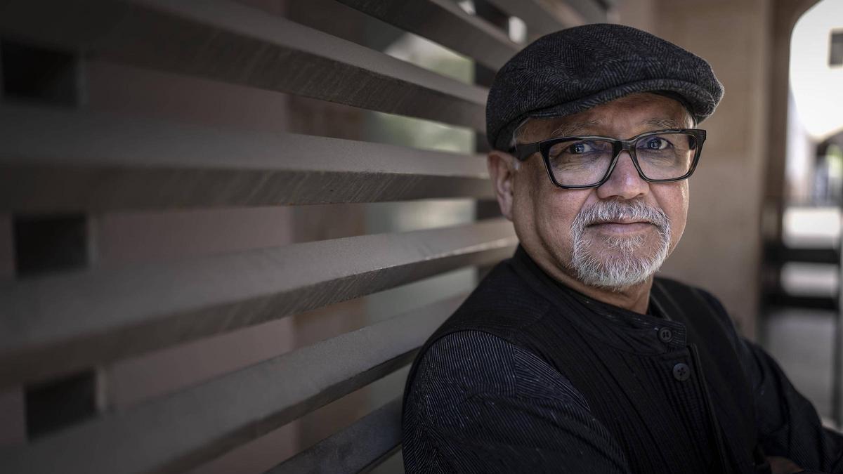 El escritor Amitav Ghosh, fotografiado durante su última visita a Barcelona.