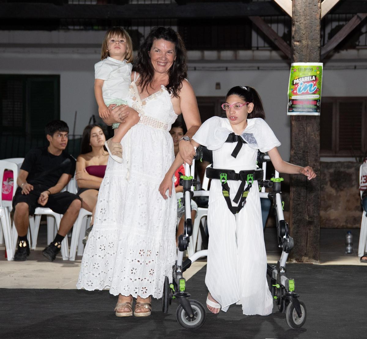 Algunas imágenes de la pasarela inclusiva de Ibiza IN.