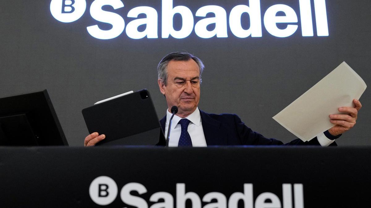 El consejero delegado del Sabadell, César González-Bueno.