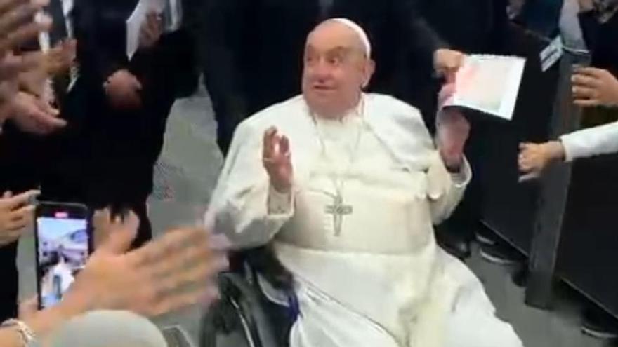 Alumnos zamoranos, impactados tras el viaje en el que vieron al papa de cerca hace tres meses