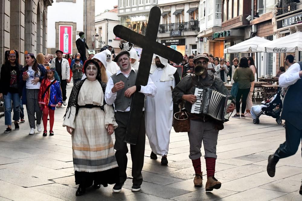 El desfile partió de la plaza de Lugo y finalizó en María Pita.