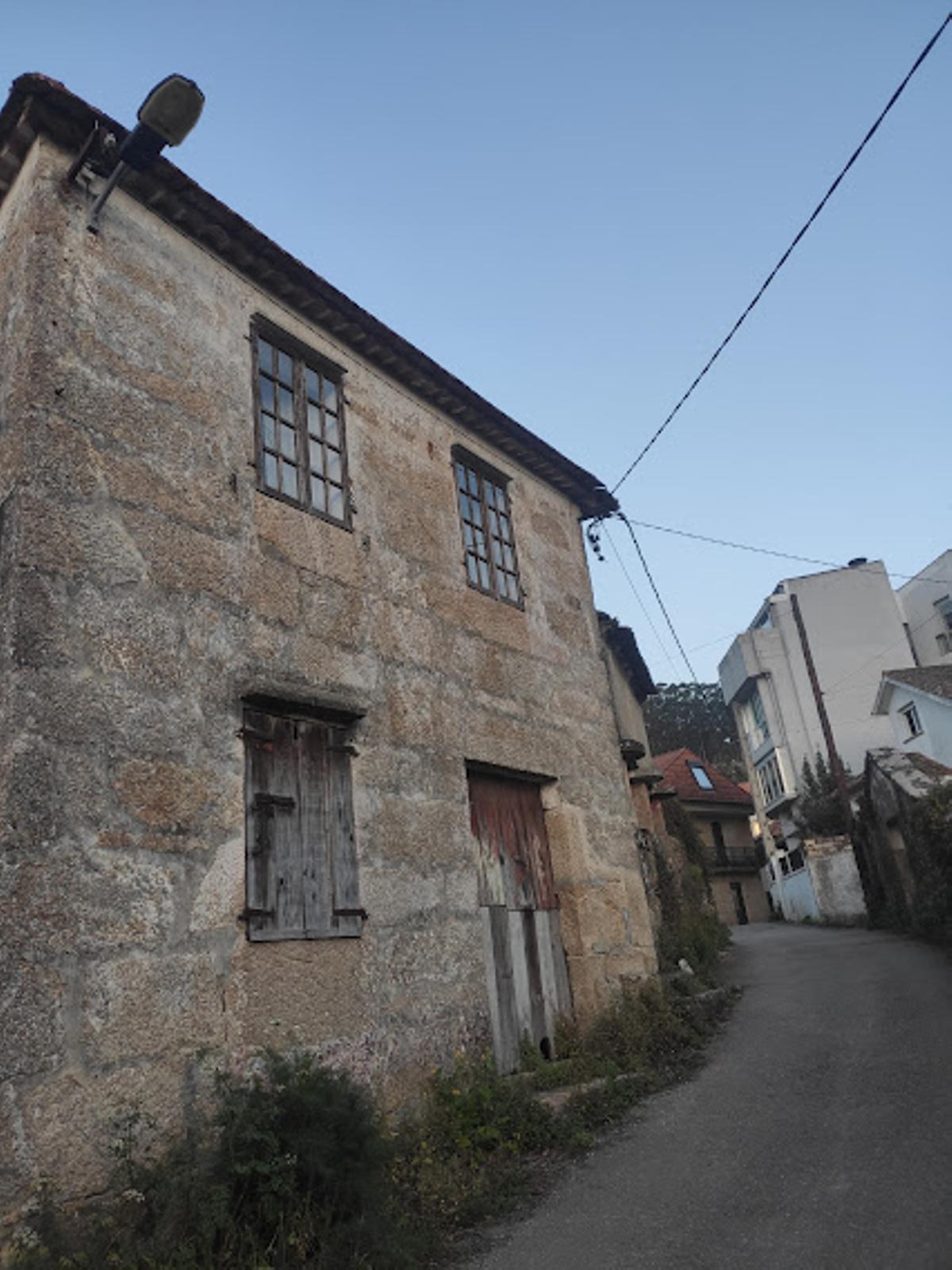 Casa que pertenceu á familia Nicolín, en Vilariño.