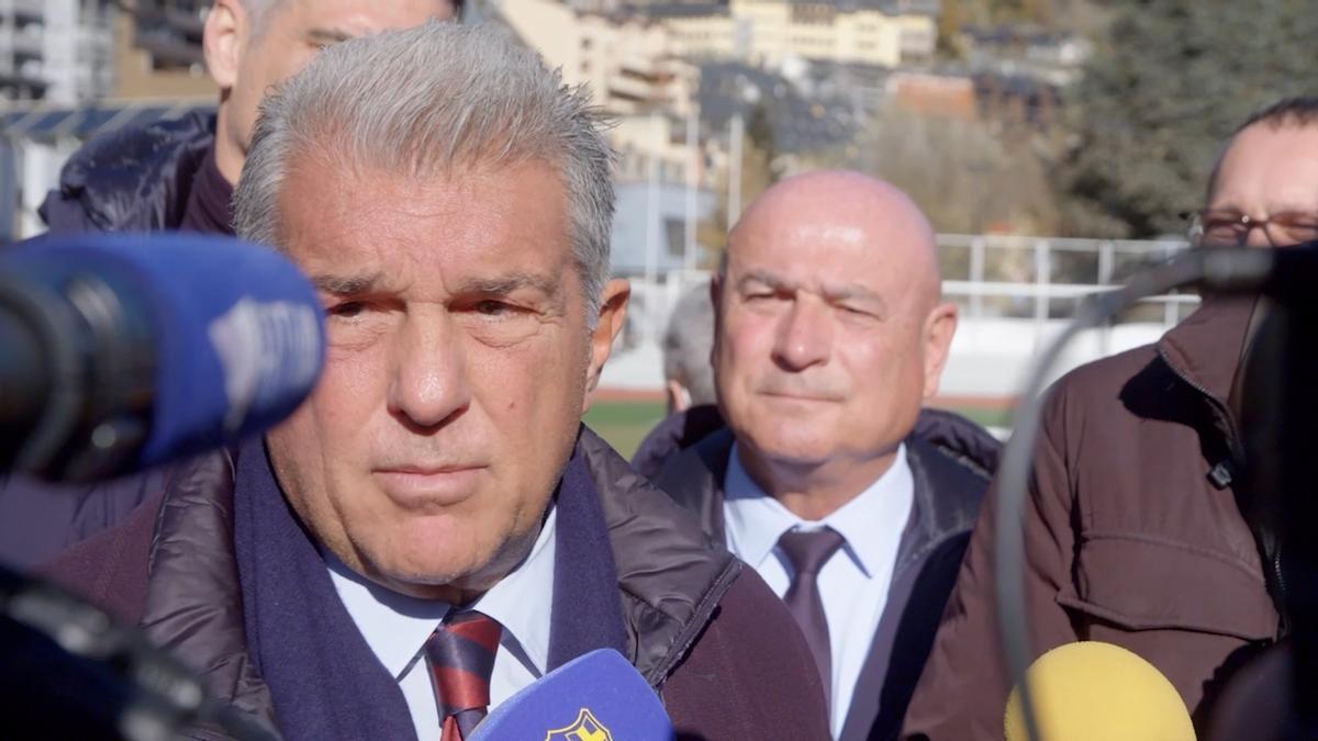 Laporta contesta a Florentino Pérez