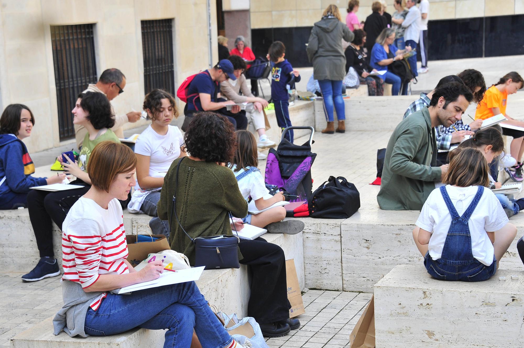 8º Encuentro de Dibujantes Urbanos en Elche, Dibujando entre Palmeras.