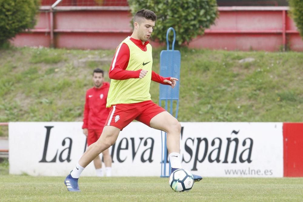 Entrenamiento del Sporting