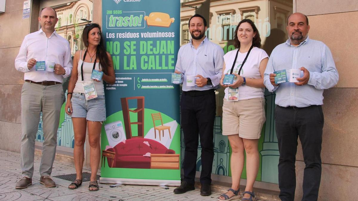 Presentación de la campaña contra los residuos voluminosos incontrolados en Castelló.