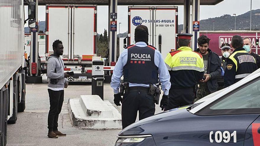 Un dels camions on es va descobrir un polissió, en foto d&#039;arxiu.