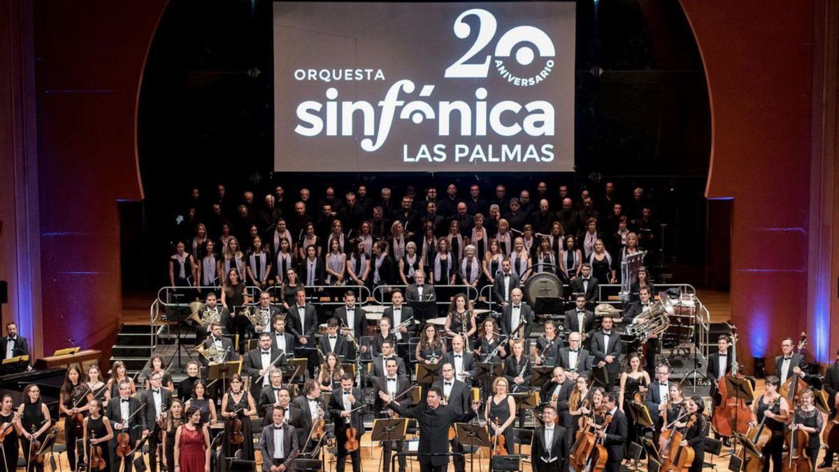 Orquesta Sinfónica de Las Palmas de Gran Canaria. |