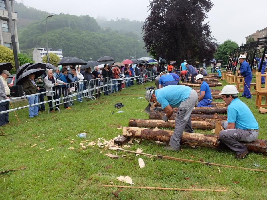 XXVIII Concurso Nacional de Entibadores Mineros en las fiestas de San Juan de Mieres