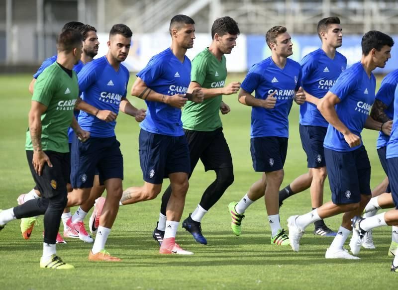 Primer entrenamiento del Real Zaragoza