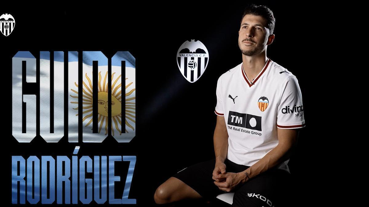 Guido Rodríguez, valencianista hasta 2028