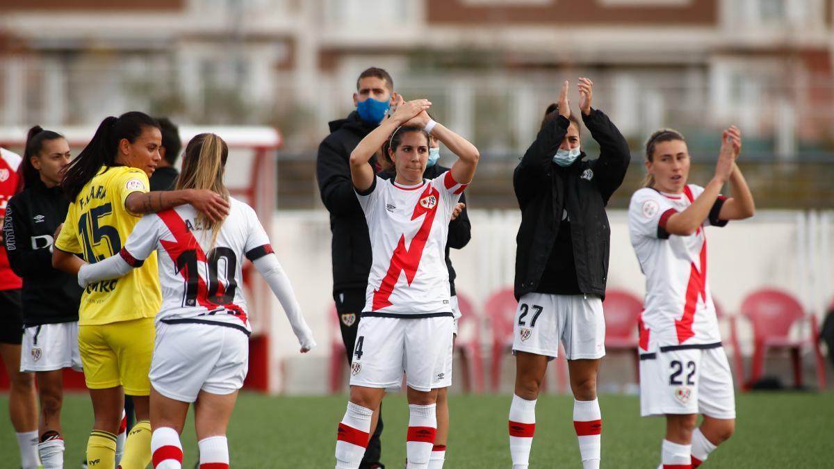 Las valientes jugadoras del Rayo