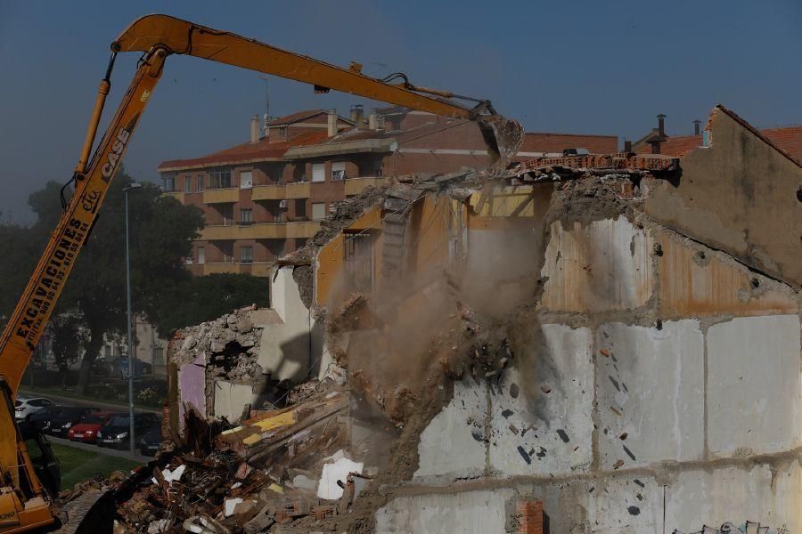 Derribo para liberar la muralla en Zamora