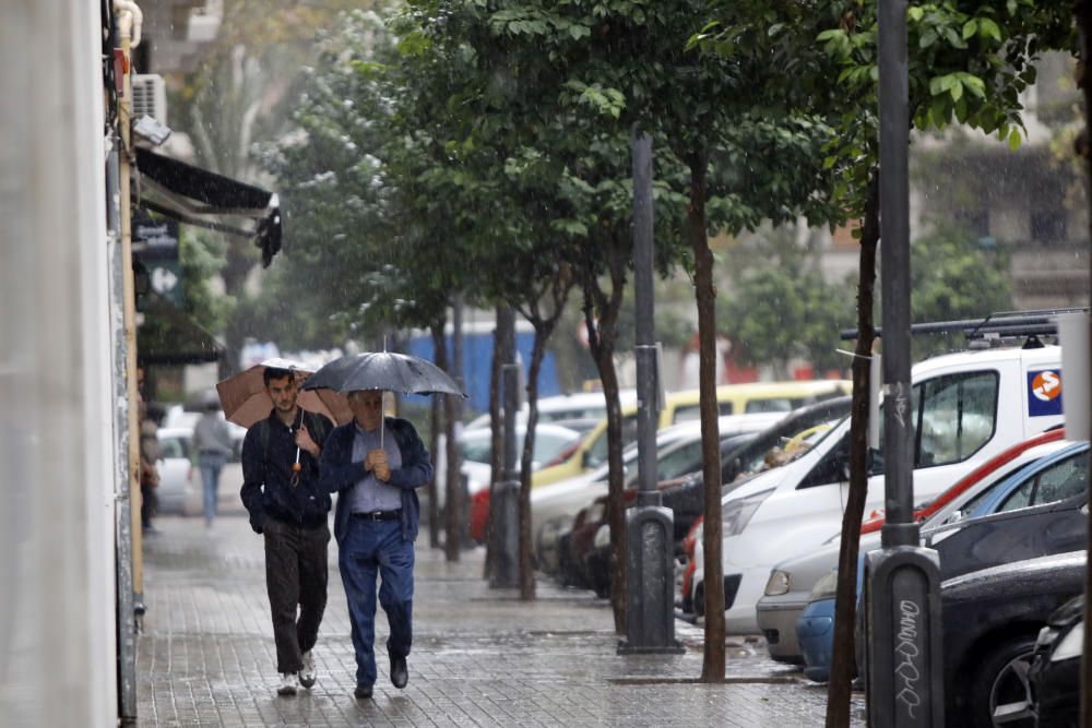 La DANA deja lluvia en València