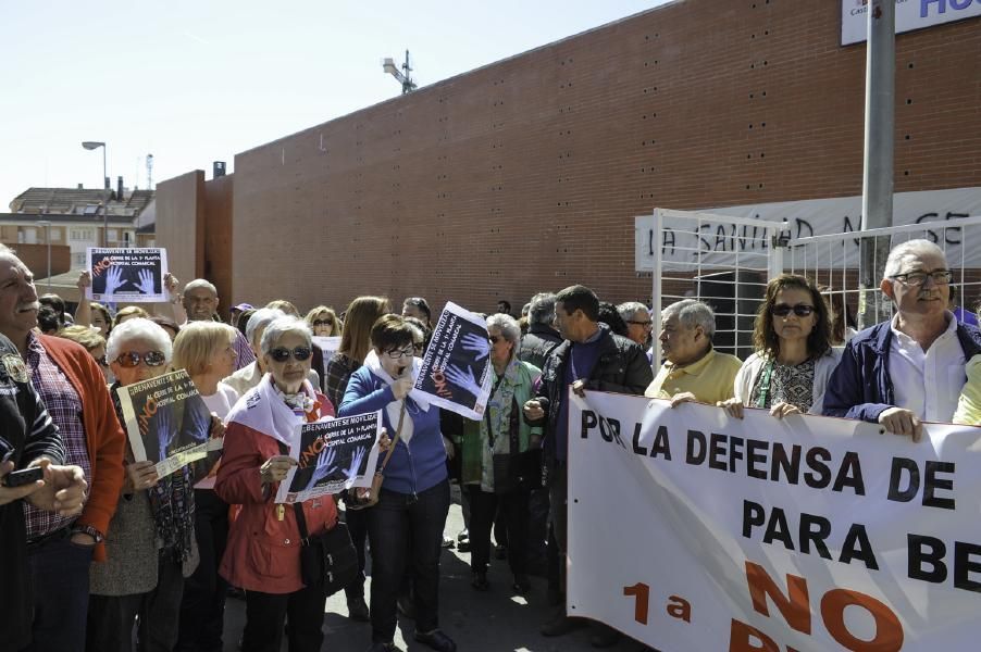 Manifestación en defensa de la sanidad en Benavent