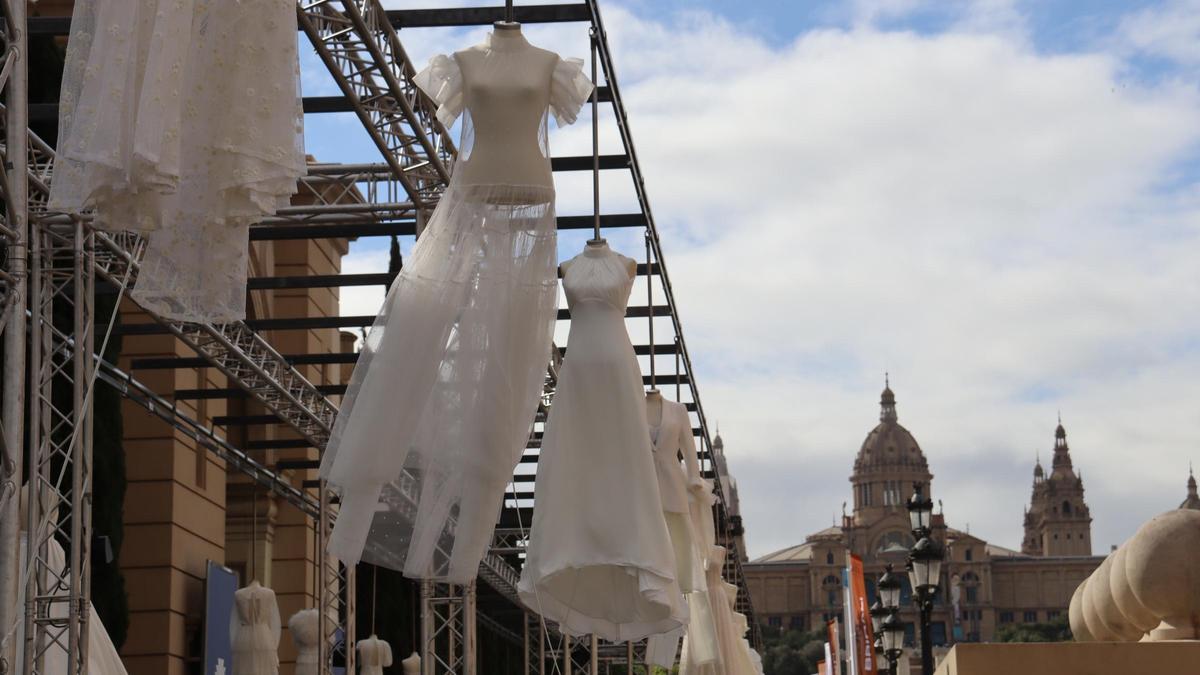 Instalación en la Fira con motivo de la Barcelona Bridal Fashion Week.