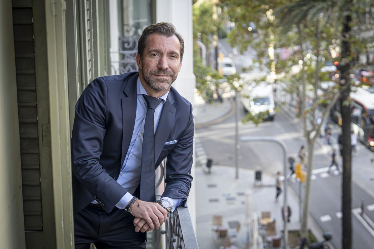 Barcelona 07/09/2025 Deportes. Entrevista / reportaje con Marc Ciria, precandidato a las elecciones presidenciales del Barça. AUTOR: MANU MITRU